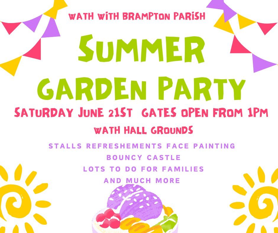2025 Summer Garden Party poster